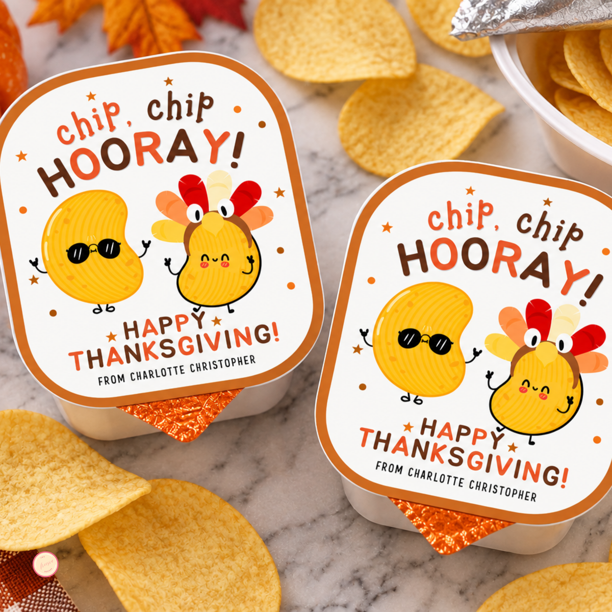 Thanksgiving Potato Chip Label