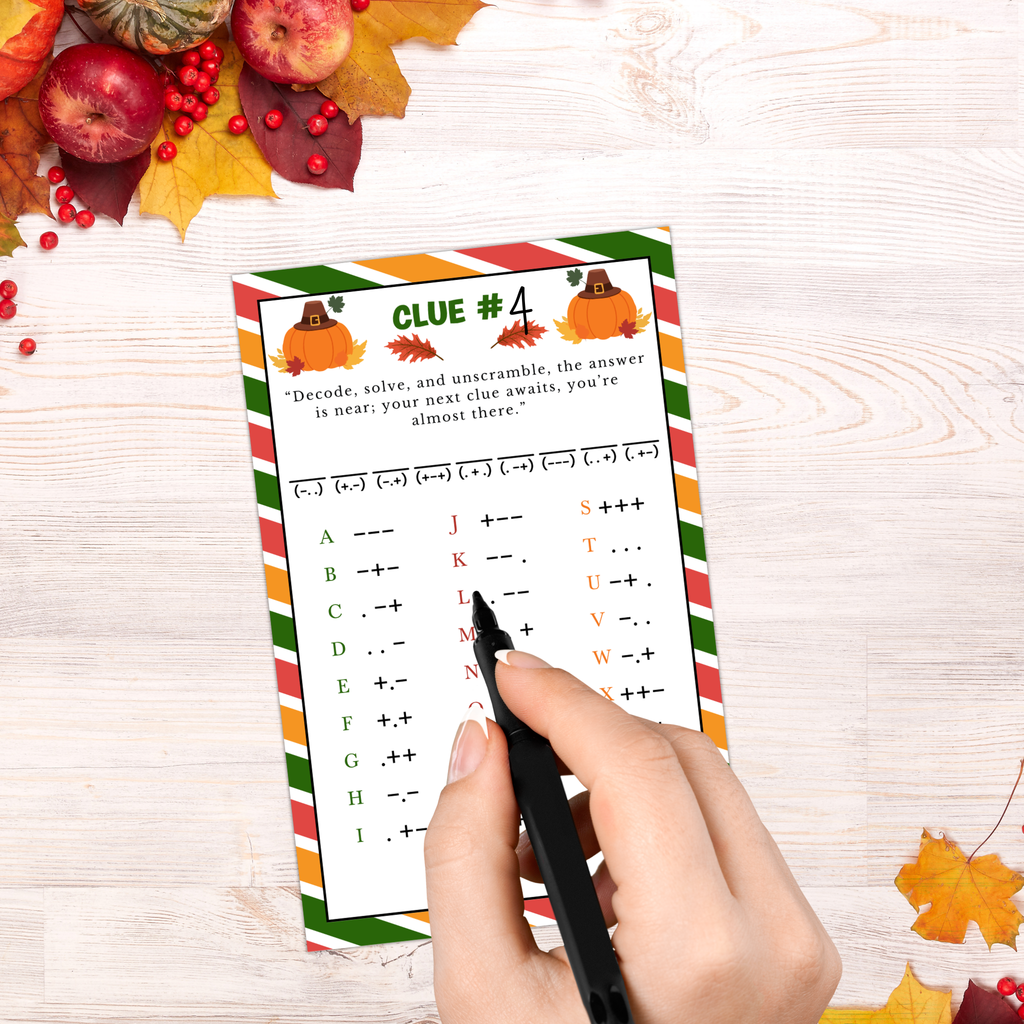 Thanksgiving Treasure Hunt