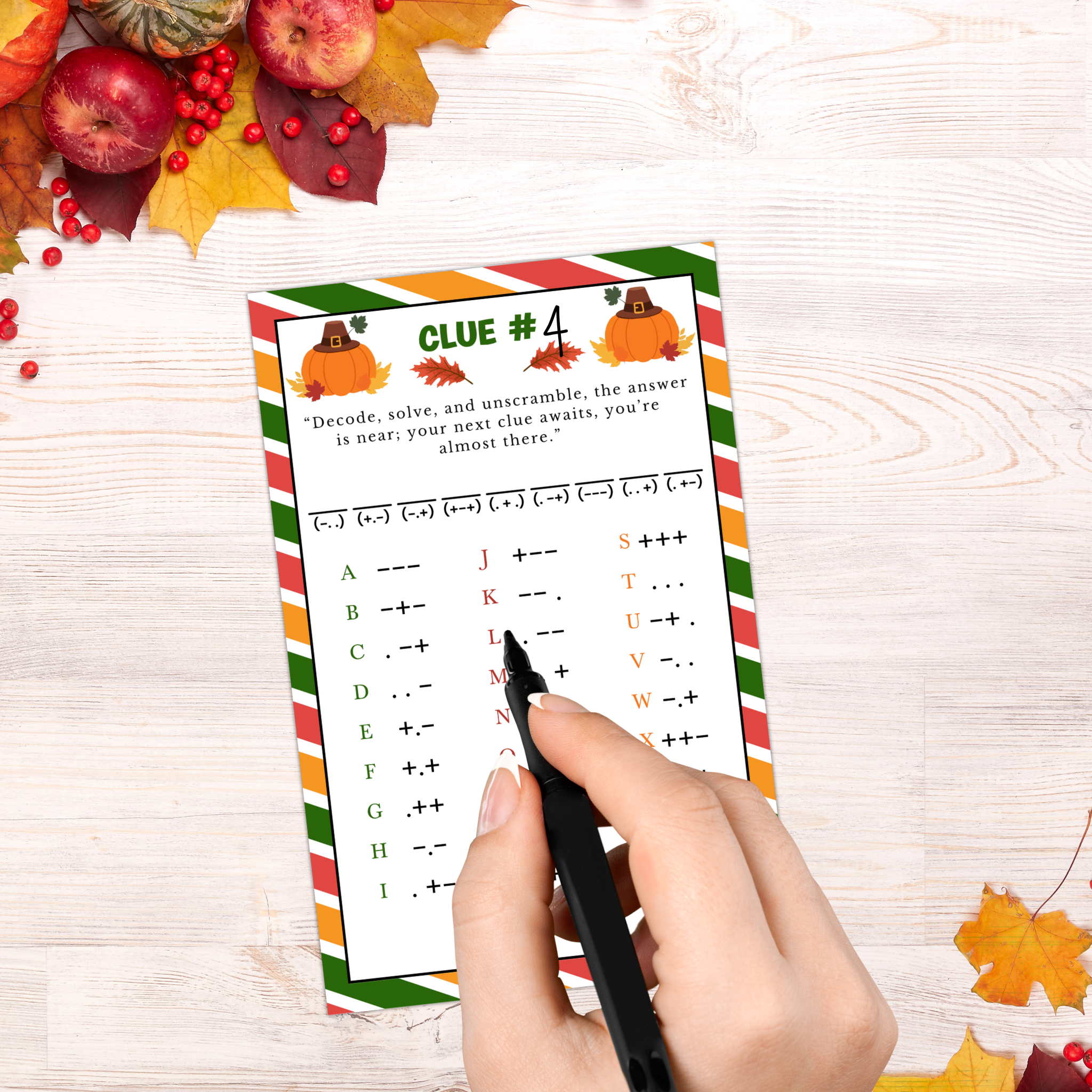 Thanksgiving Treasure Hunt
