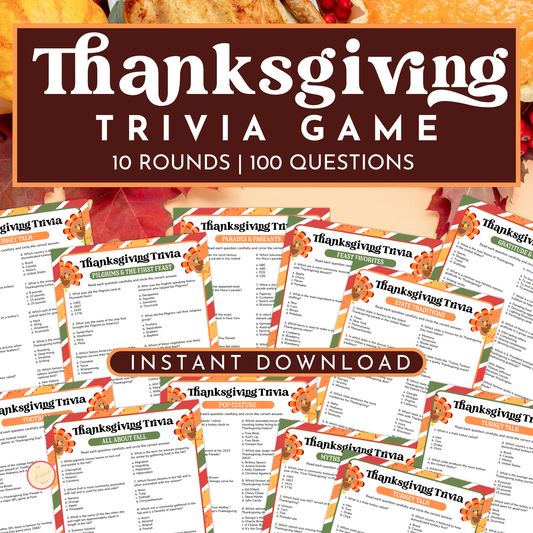 Thanksgiving Trivia Game