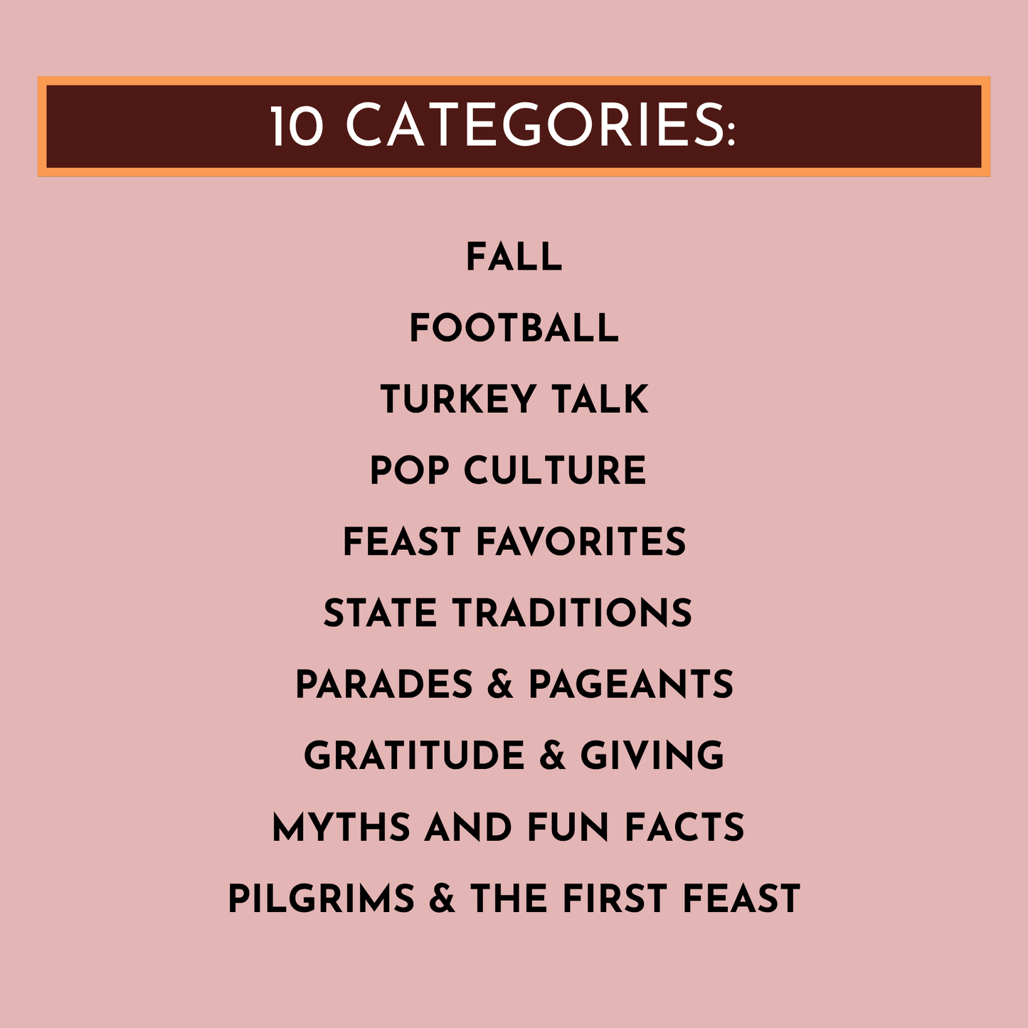 Thanksgiving Trivia Game