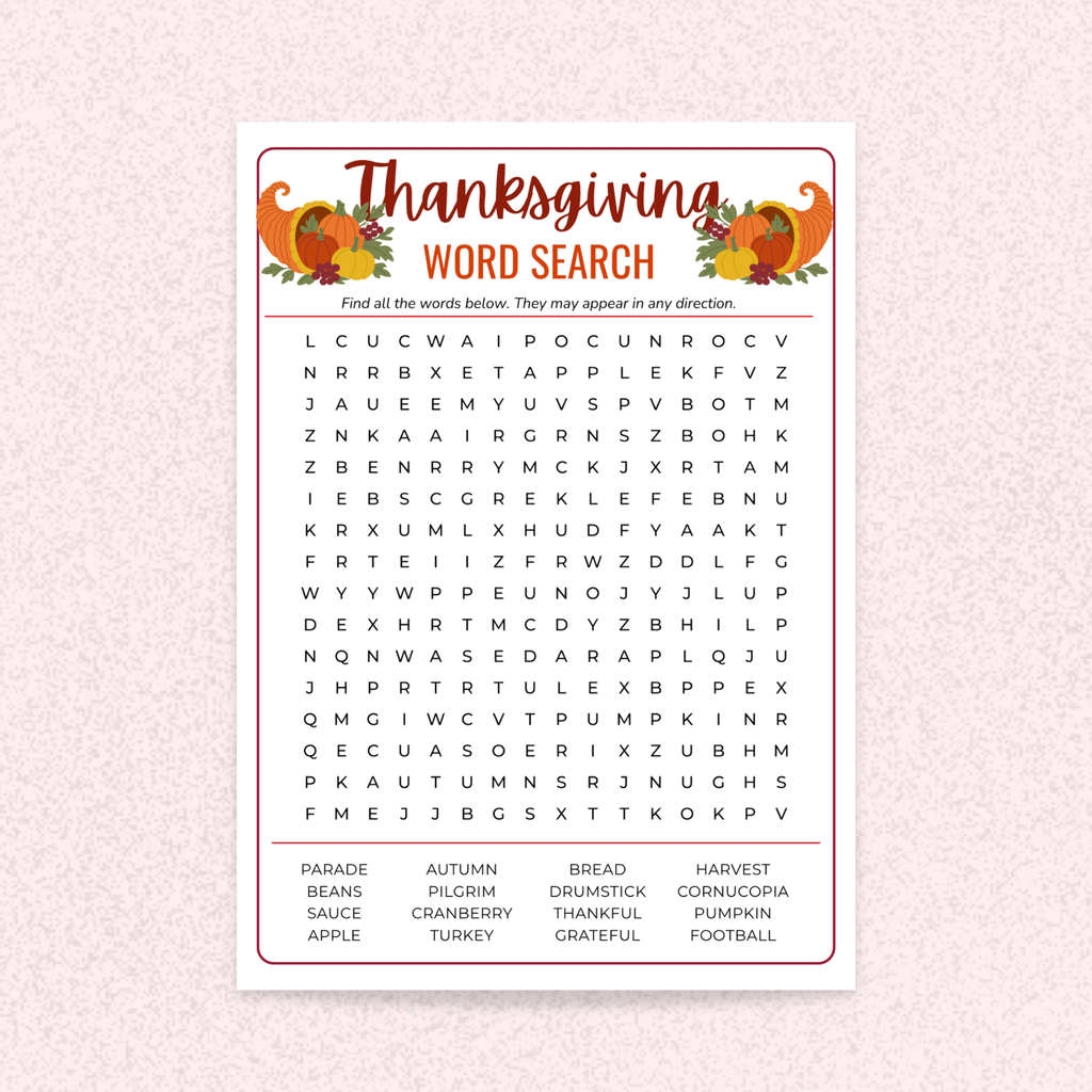 30 Thanksgiving Party Games