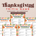 Thanksgiving Trivia Game