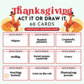 Thanksgiving Act It or Draw It