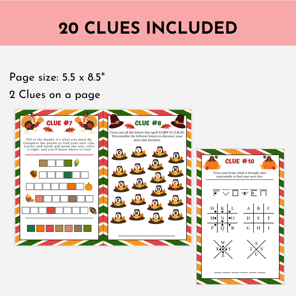 Thanksgiving Treasure Hunt