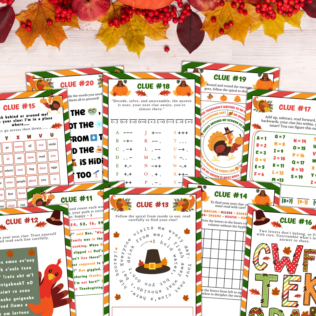 Thanksgiving Treasure Hunt