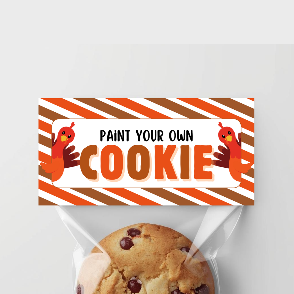 Thanksgiving PYO Cookie Bag Topper