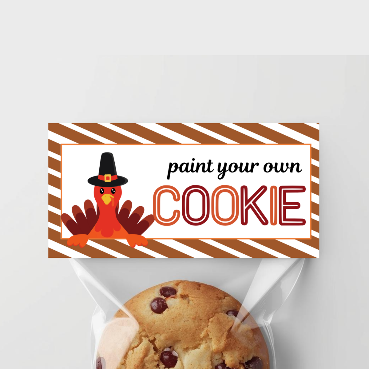 PYO Cookie Bag Topper - Thanksgiving