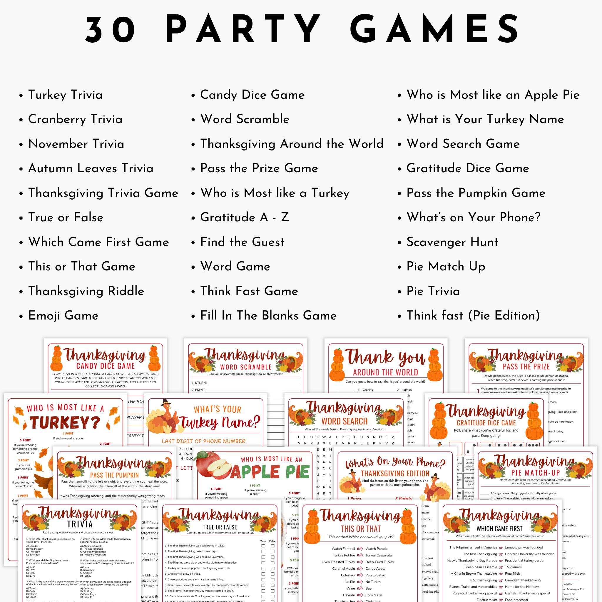 Thanksgiving Mega Game Bundle