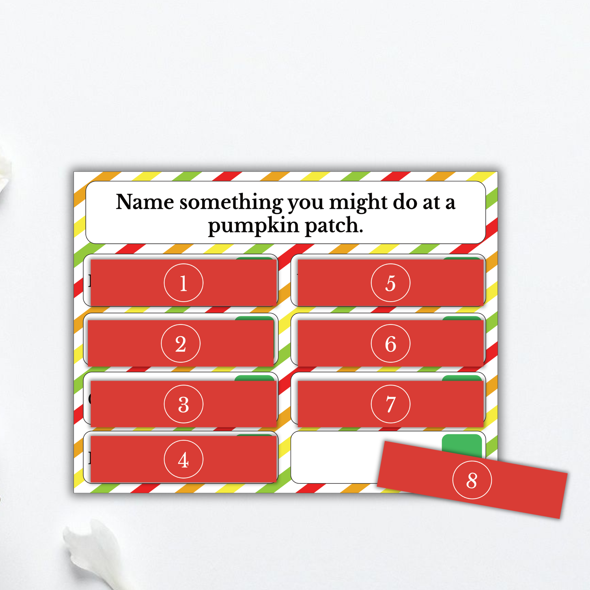 Thanksgiving Friendly Squabble Game