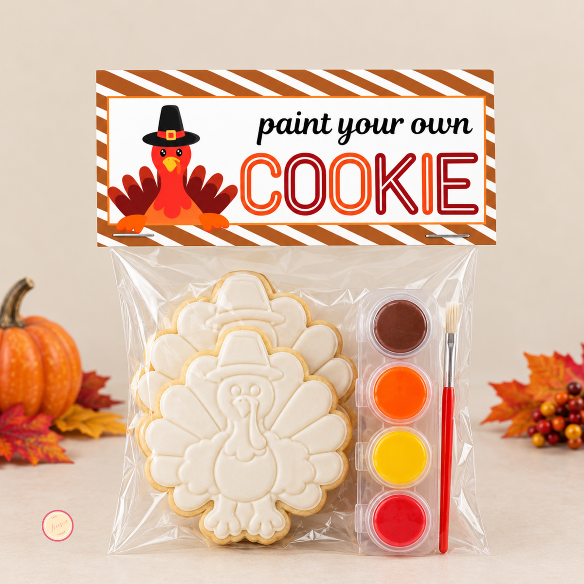 PYO Cookie Bag Topper - Thanksgiving