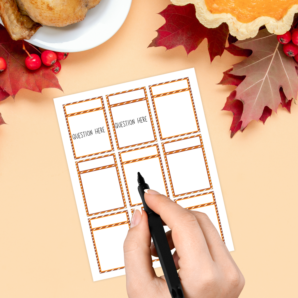 Thanksgiving Name 3 Game