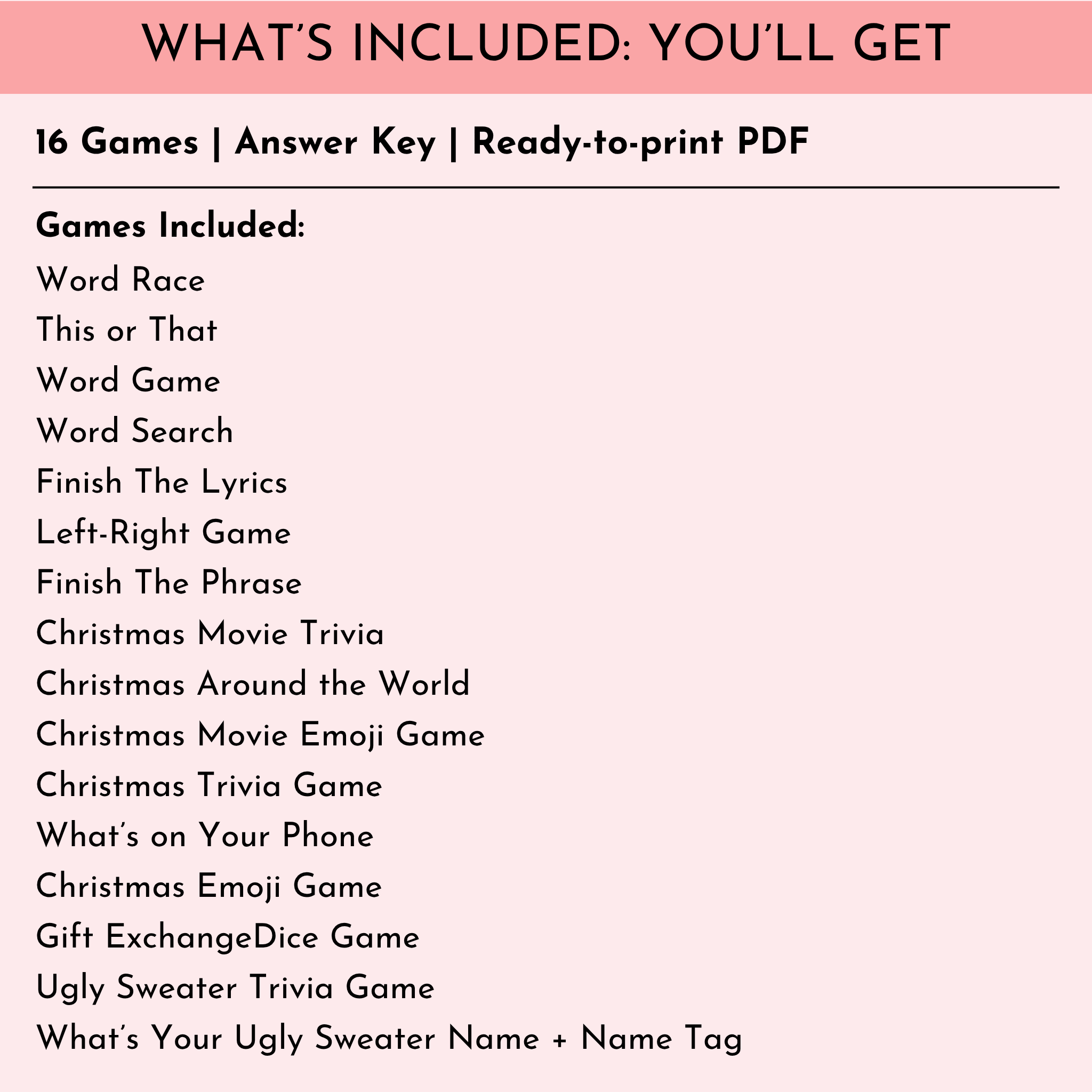 16 Ugly Sweater Games