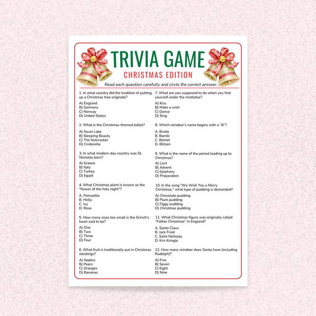 16 Christmas Party Games