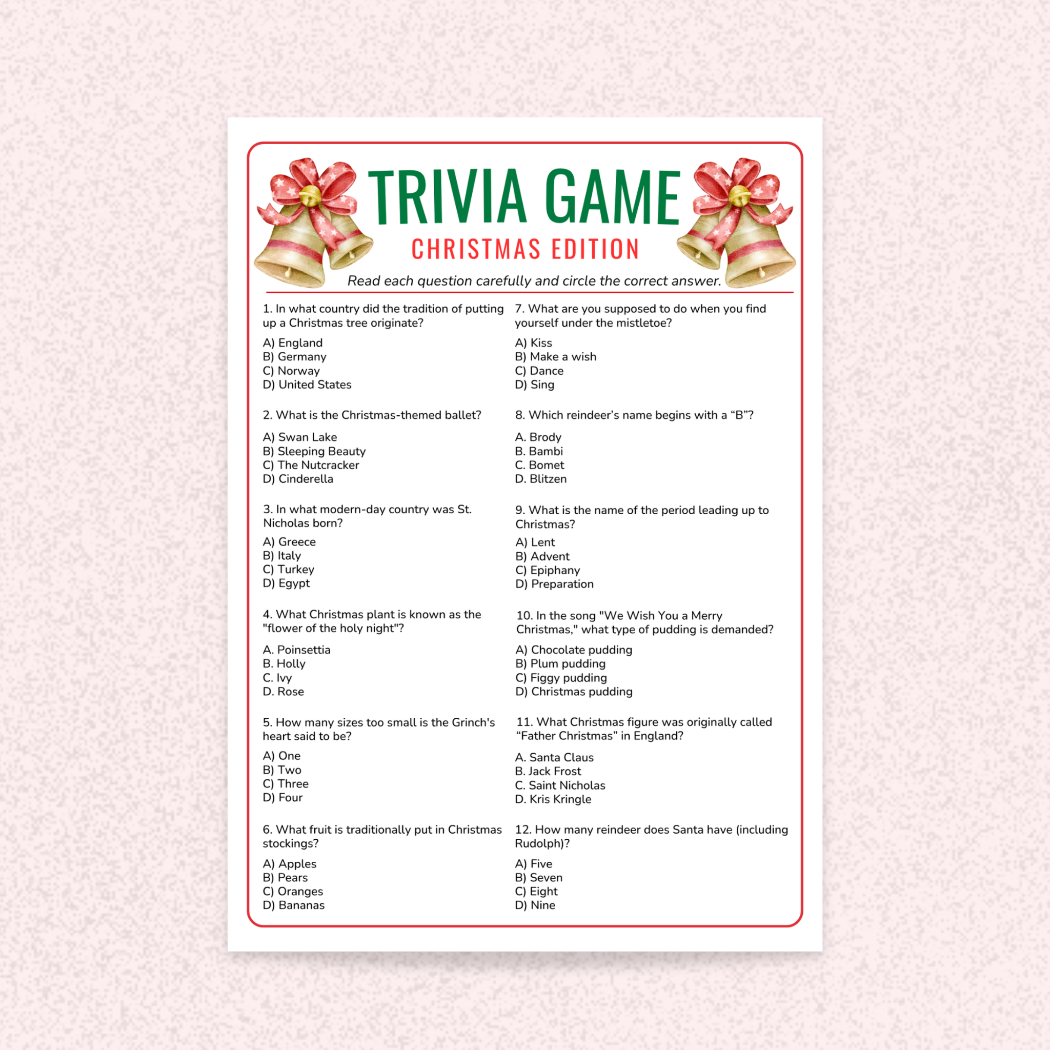 16 Christmas Party Games
