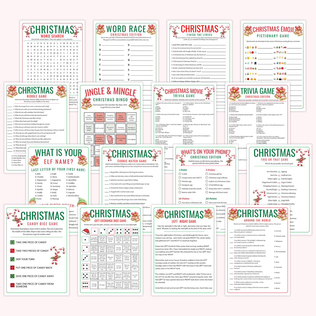 16 Christmas Party Games