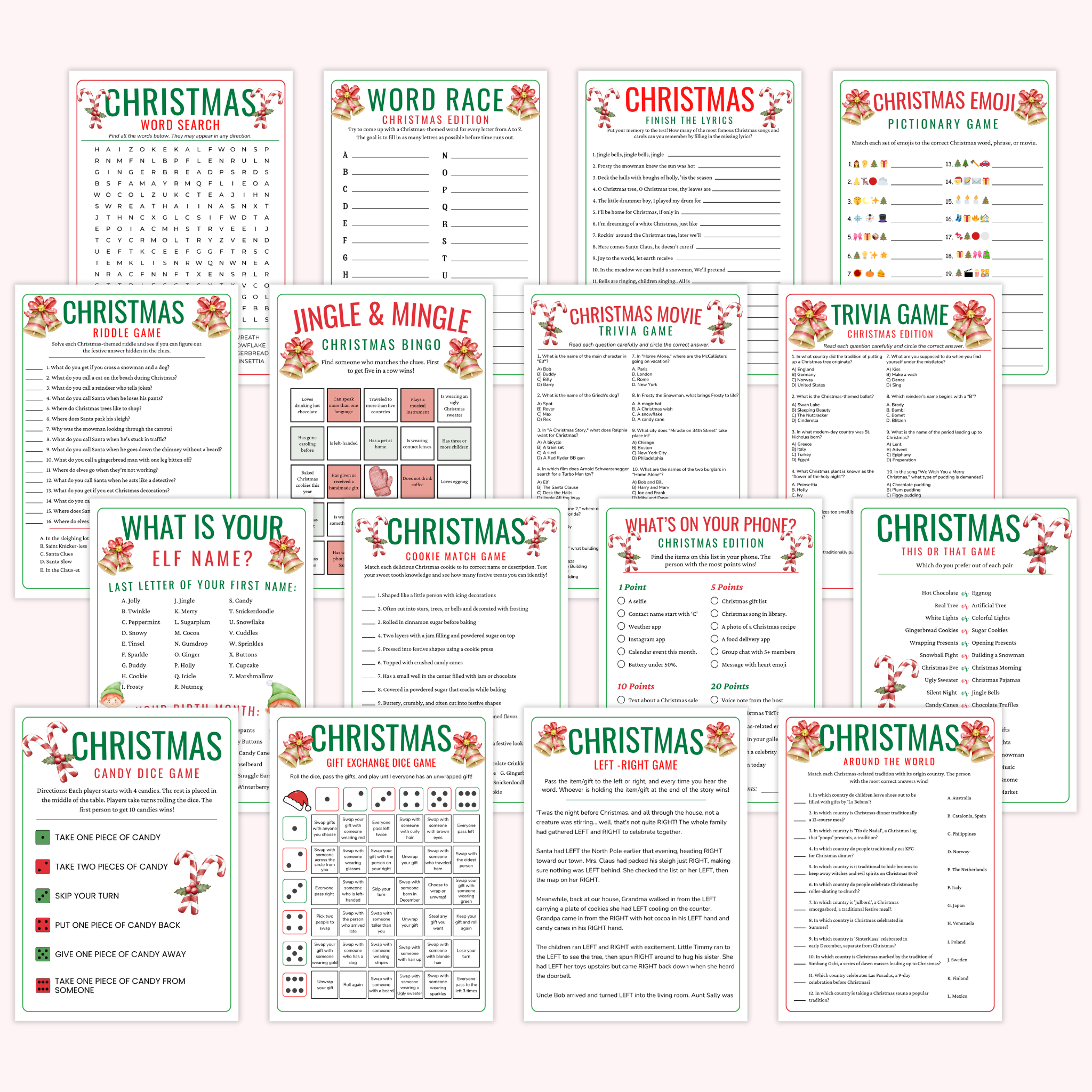16 Christmas Party Games