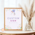 Unicorn Birthday Custom Table Sign