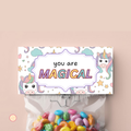 Unicorn Magical Treat Bag Topper