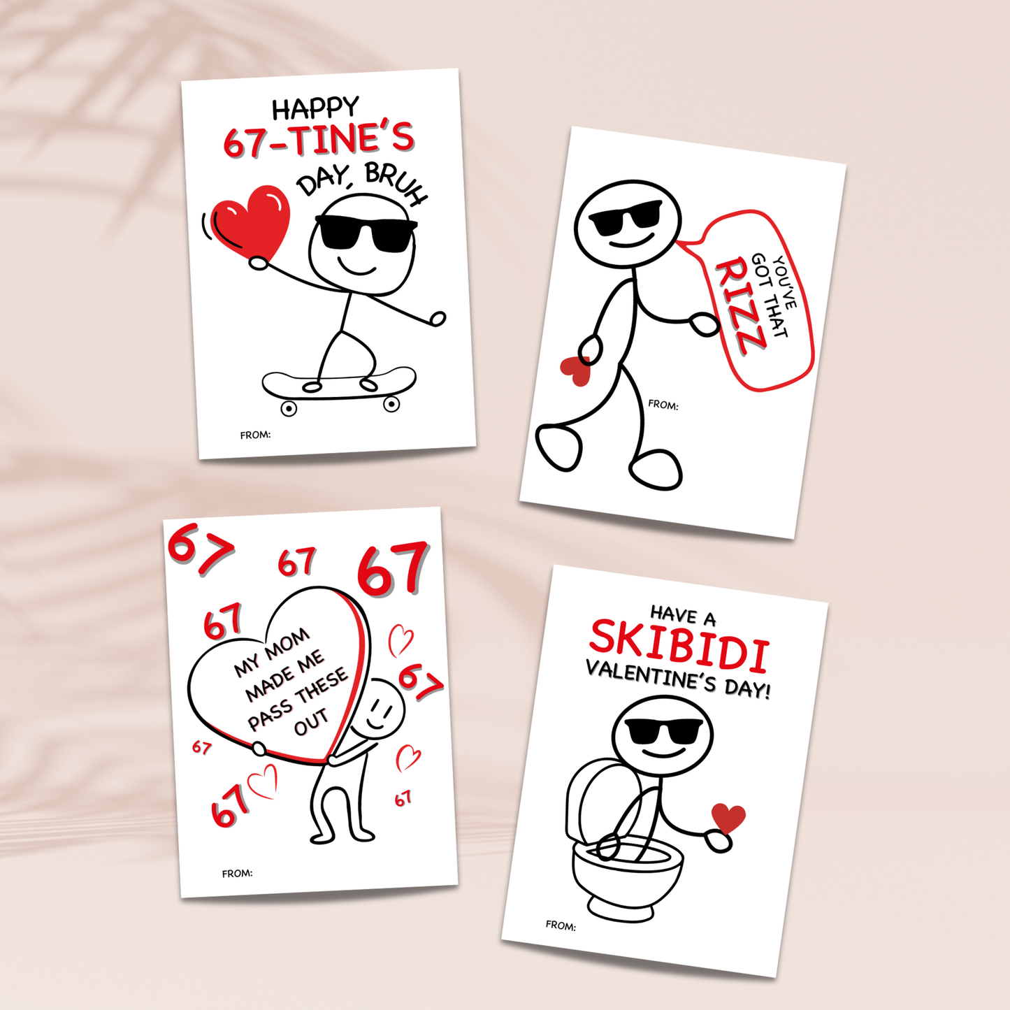 67 Valentine Cards