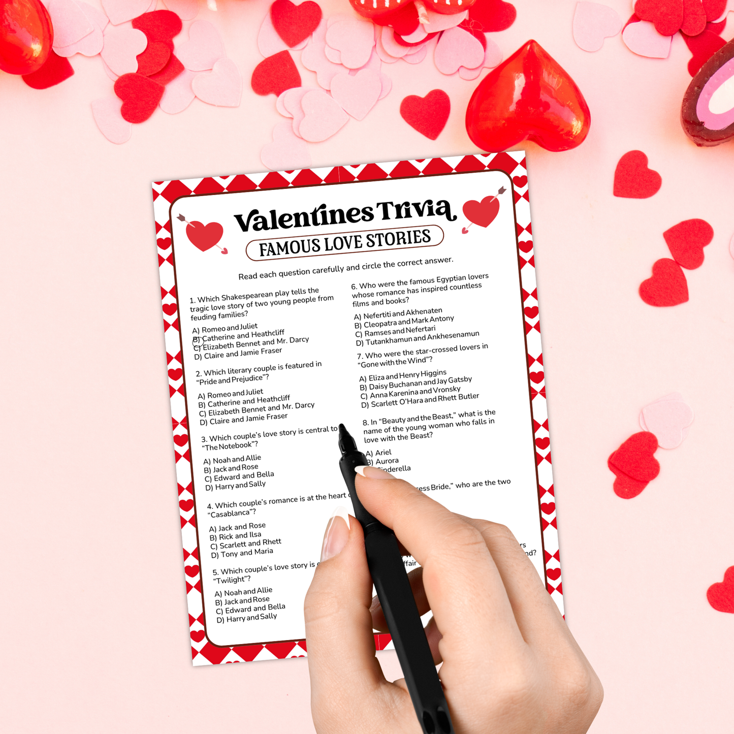 Valentine's Day Love Stories Trivia