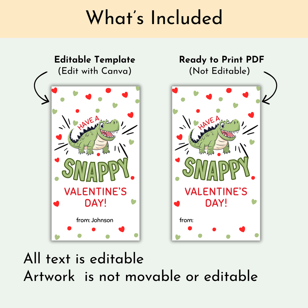 Snappy Valentine's Day Tag