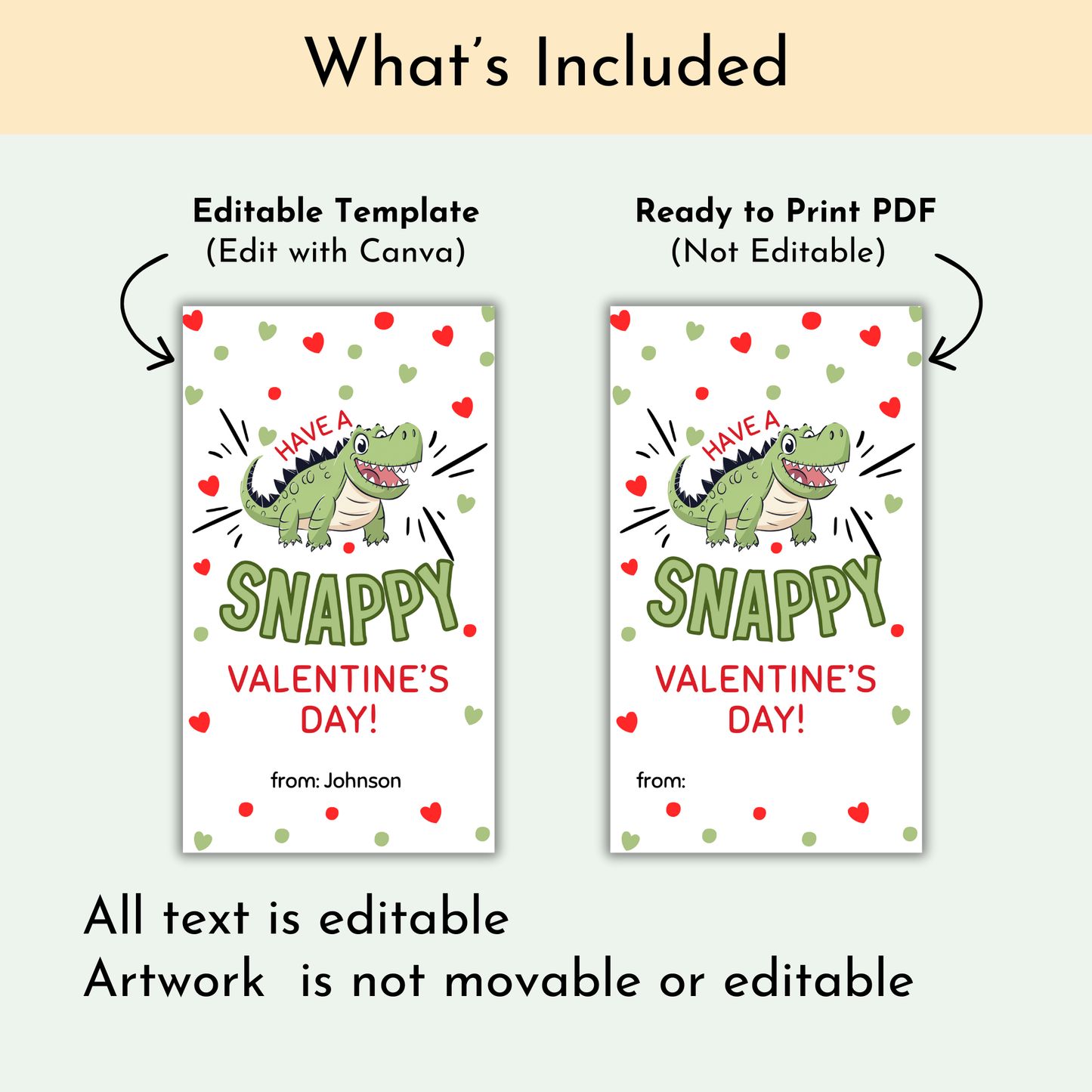 Snappy Valentine's Day Tag