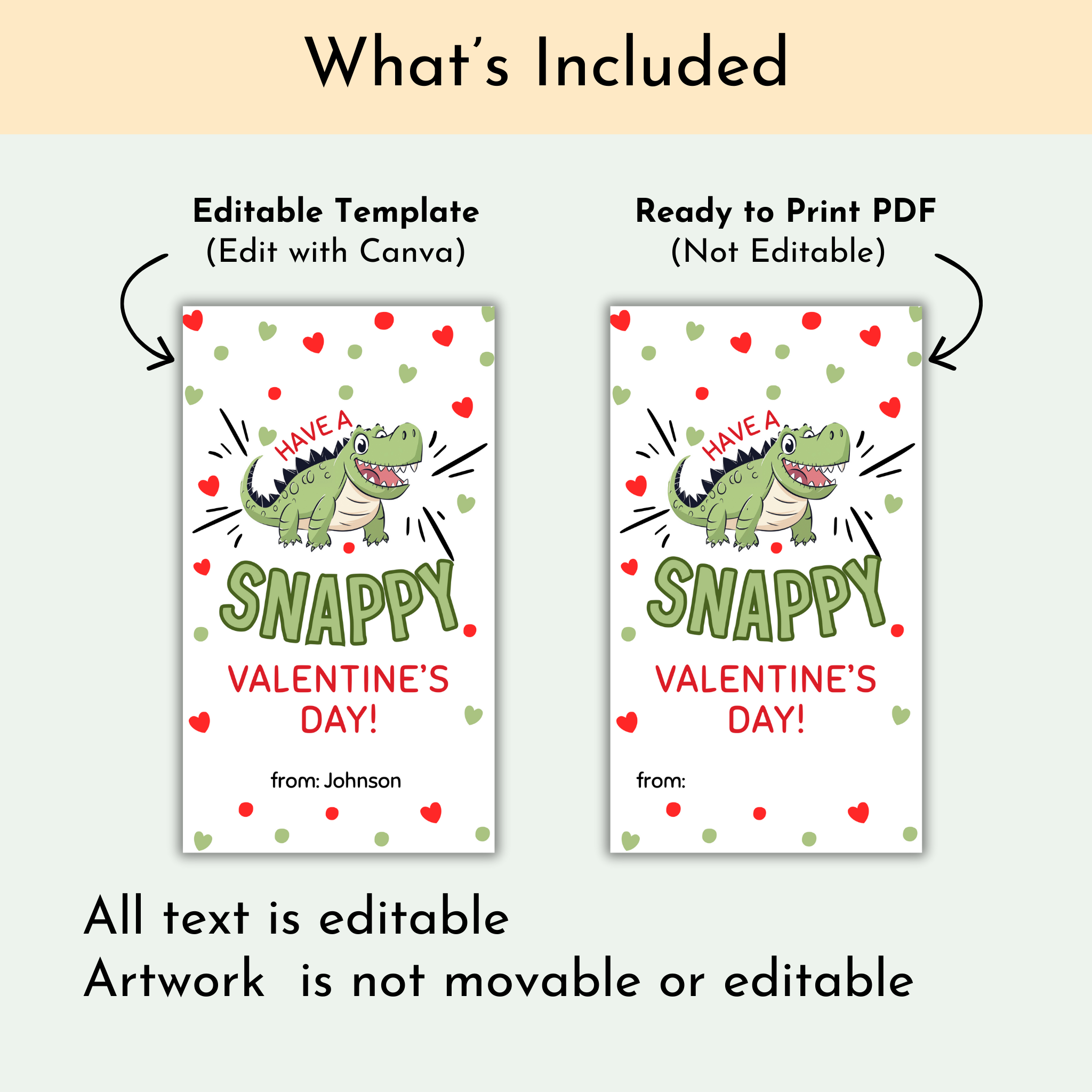 Snappy Valentine's Day Tag