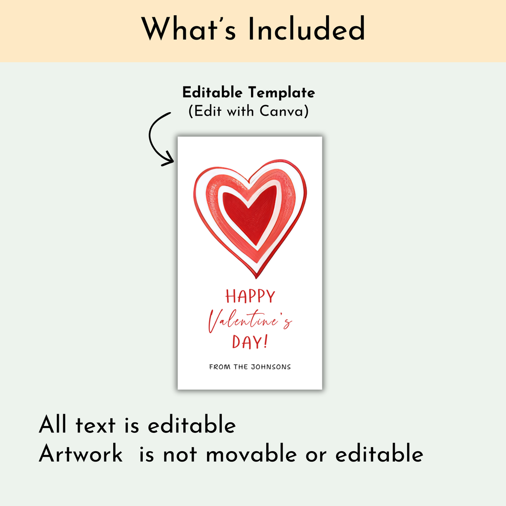 Valentine's Day Gift Tag