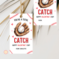 Baseball Valentine's Tag