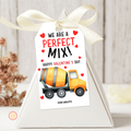 Valentine's Day Construction Truck Tag