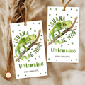 Iguana Valentine's Day Tag