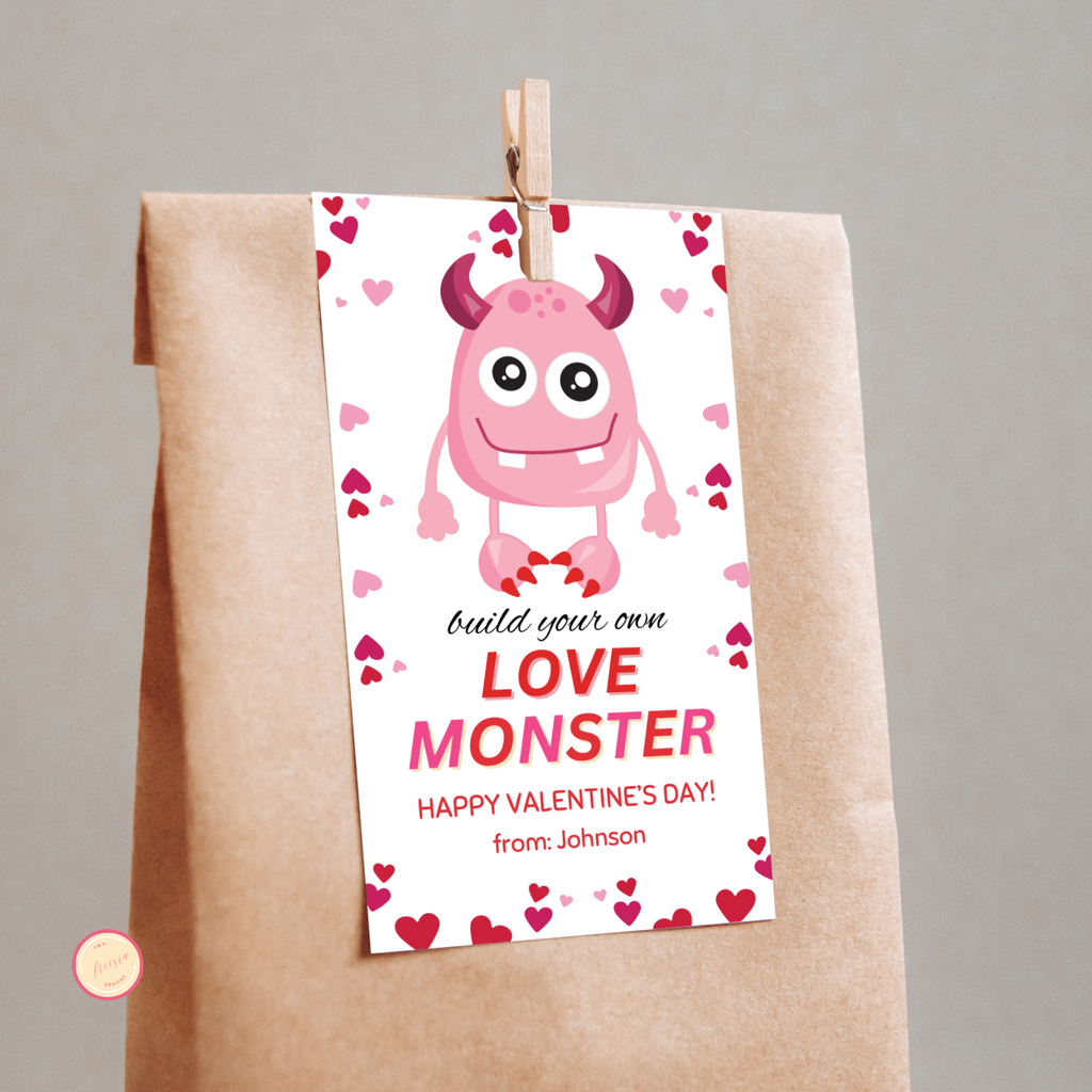 Build Your Love Monster Tag