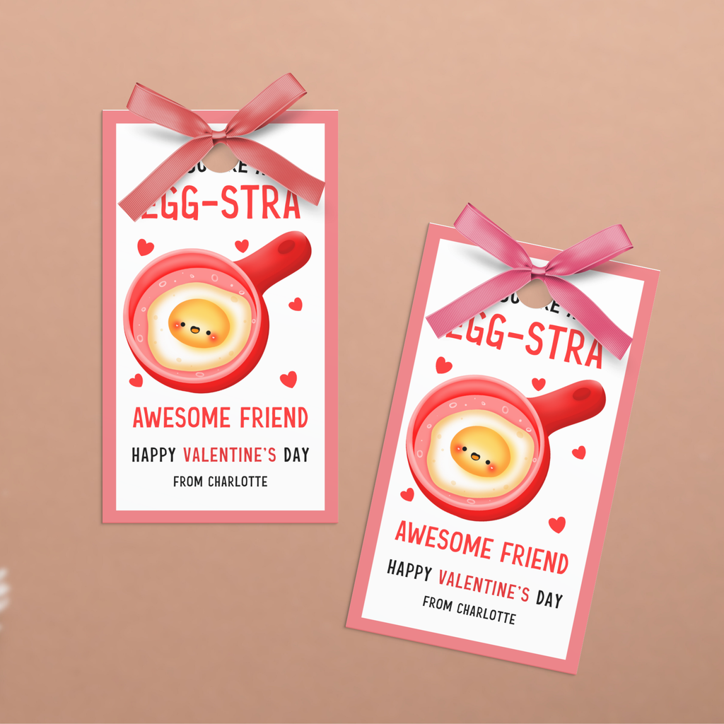 Valentine's Egg-stra Treat Tag