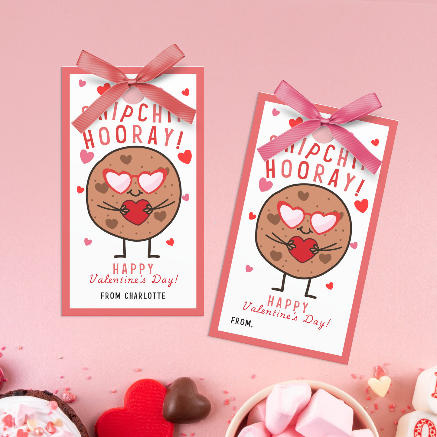 Valentine's Cookie Day Tag