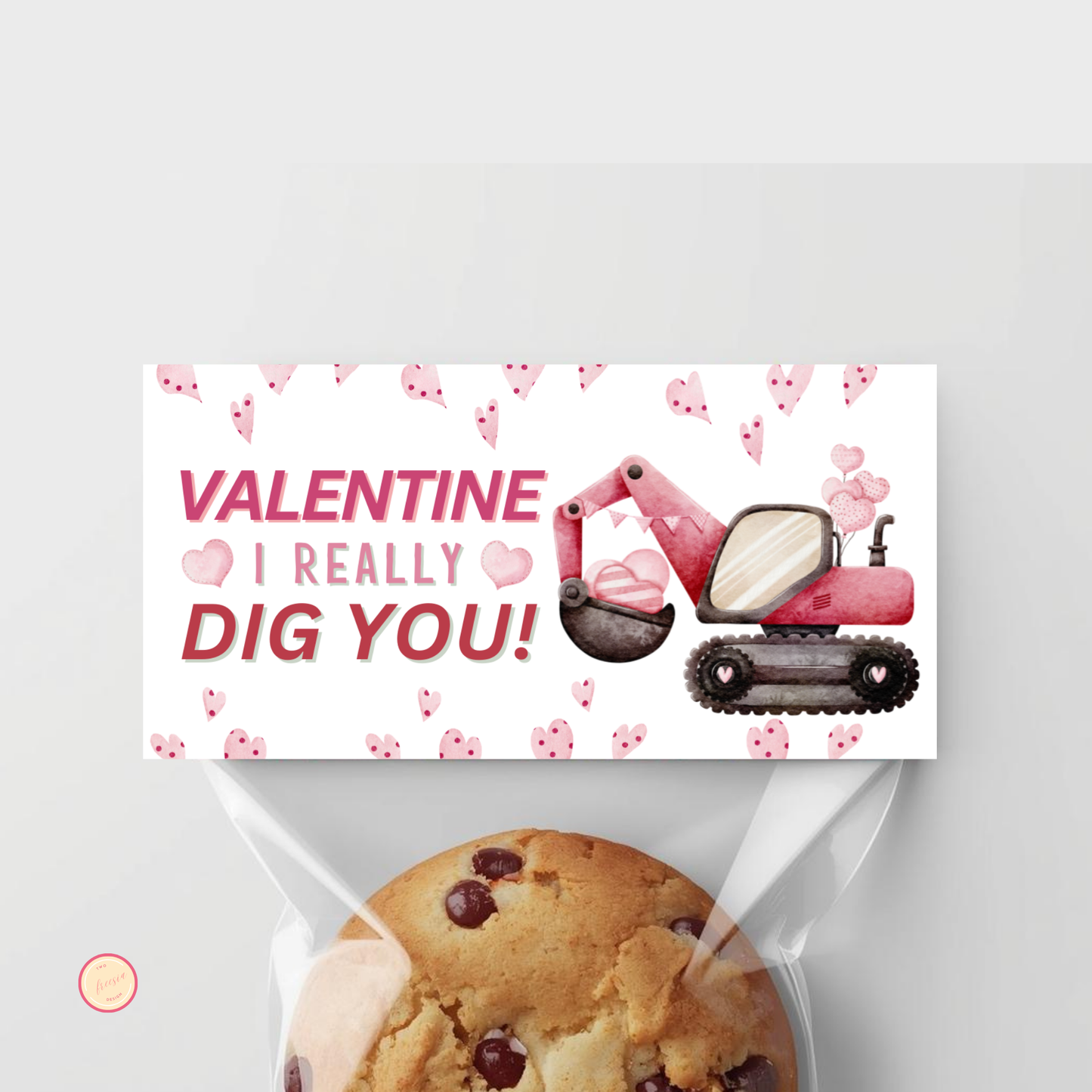 Construction Digger Bag Topper