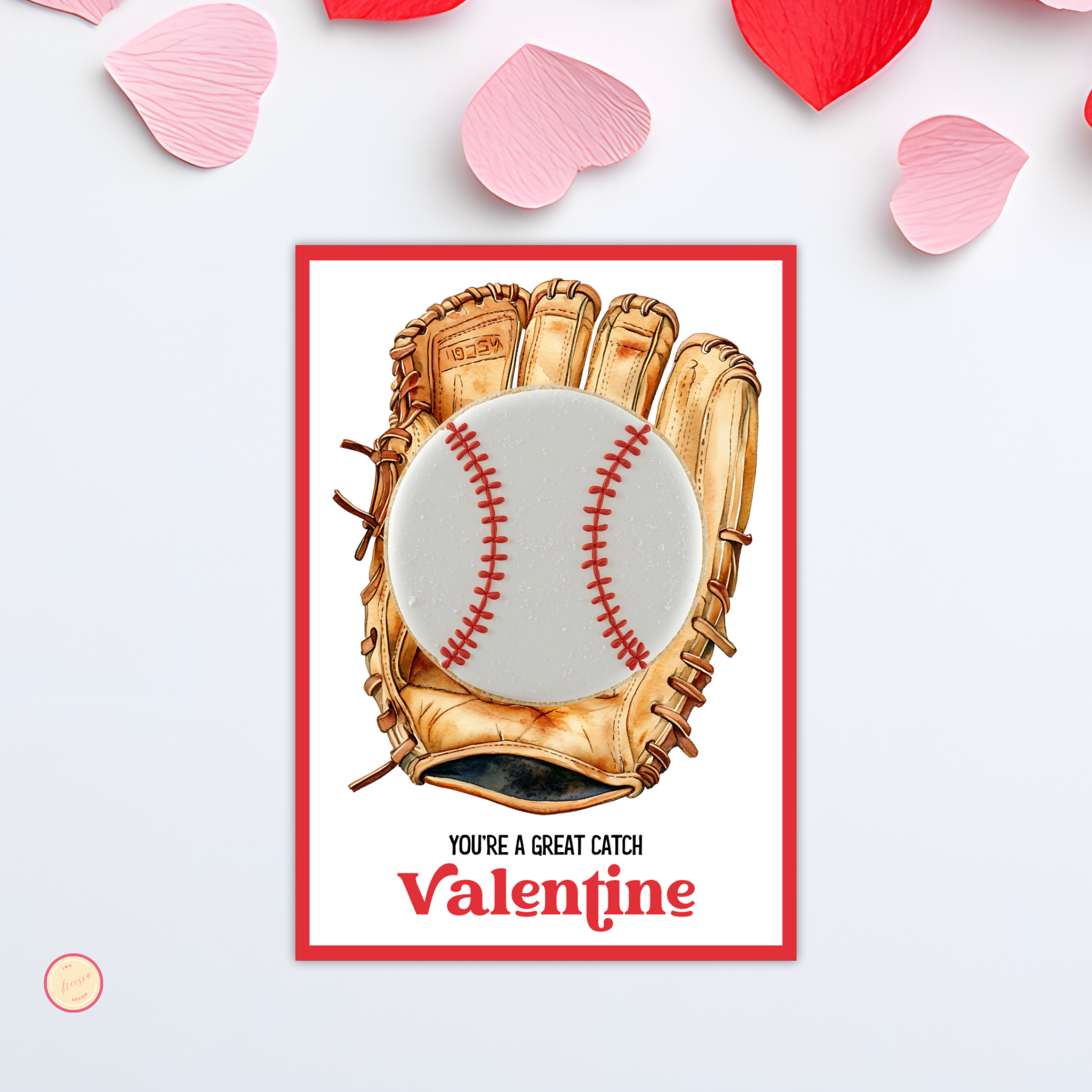 Valentine's Day Cookie Card