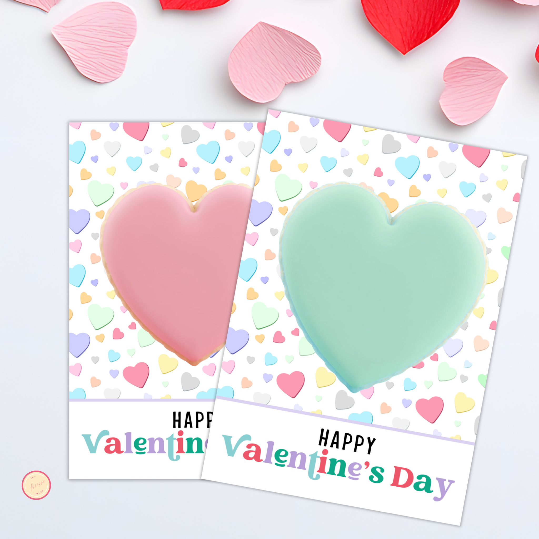 Valentine Cookie Card
