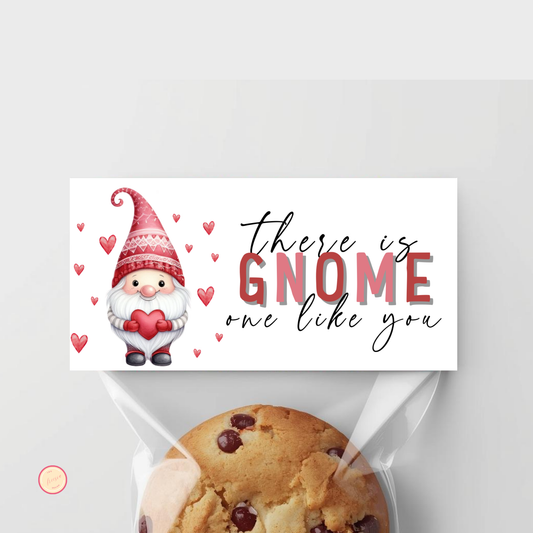 Valentine Gnome Bag Topper | Printable