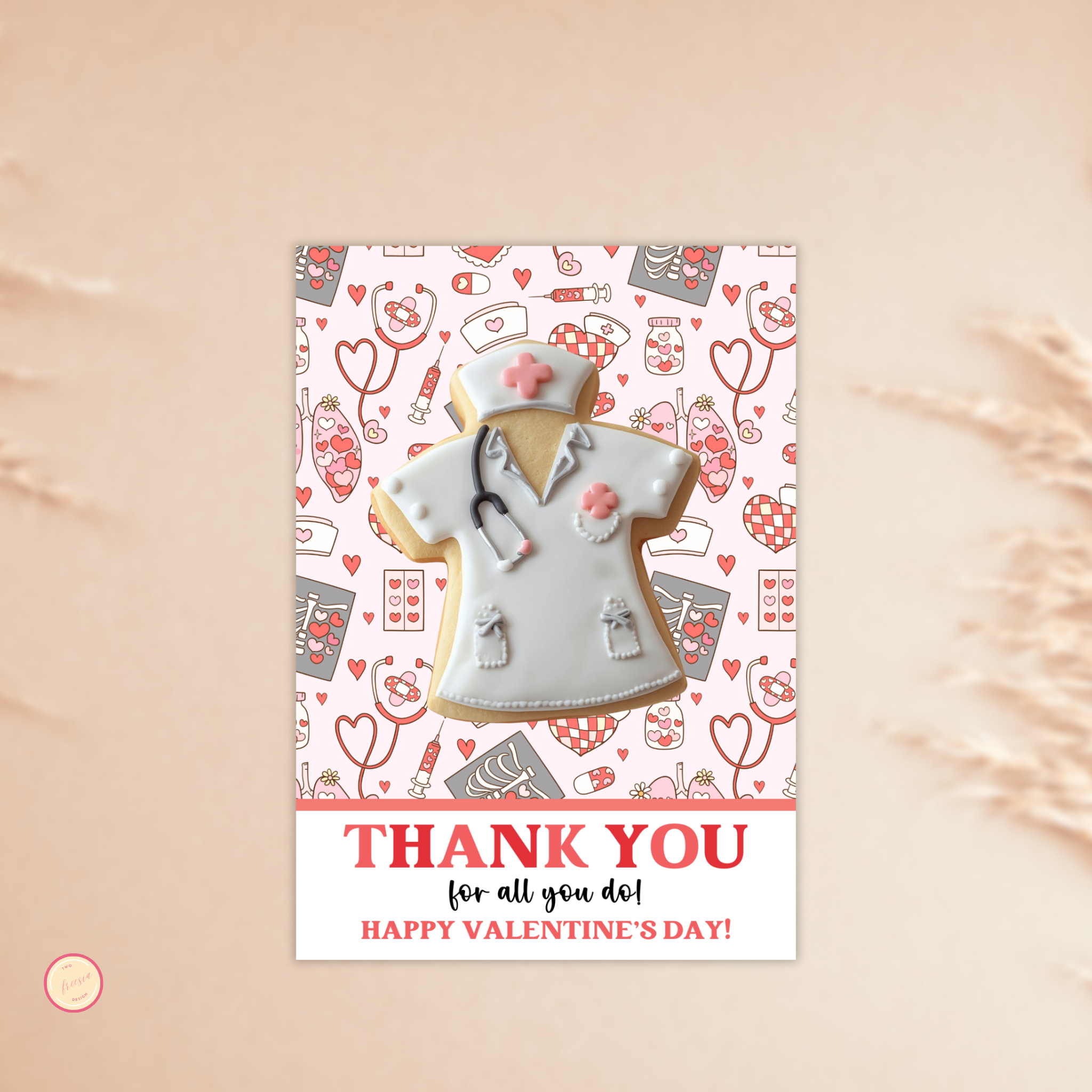 Nurse Appreciation Cookie Card
