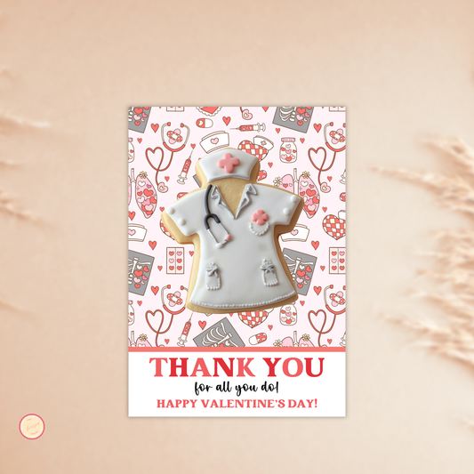 Nurse Appreciation Cookie Card