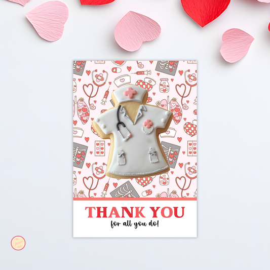 Nurse Appreciation Cookie Card