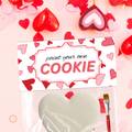 Valentine PYO Cookie Bag Topper