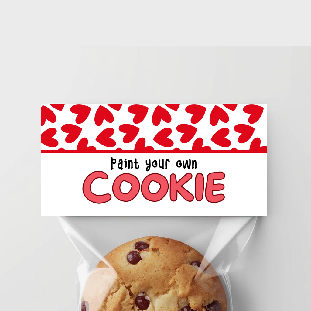 Valentine PYO Cookie Bag Topper