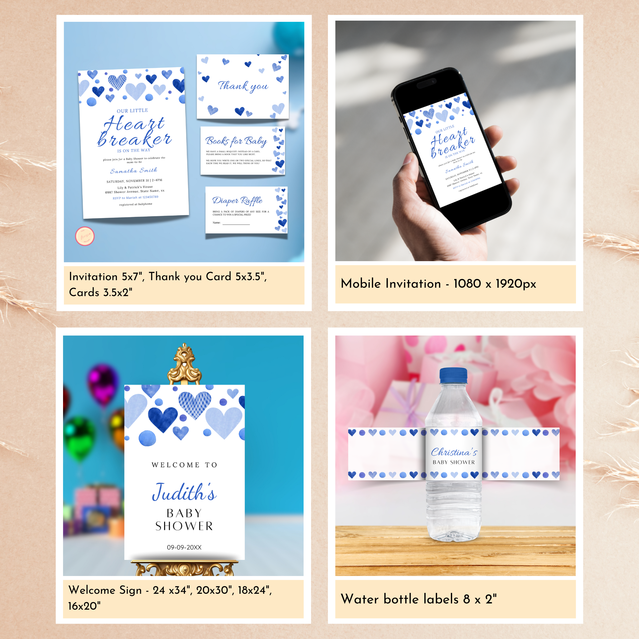 Valentine Baby Shower Bundle | Our Little Heartbreaker