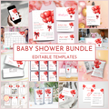 Valentine Baby Shower Bundle | Red Balloons