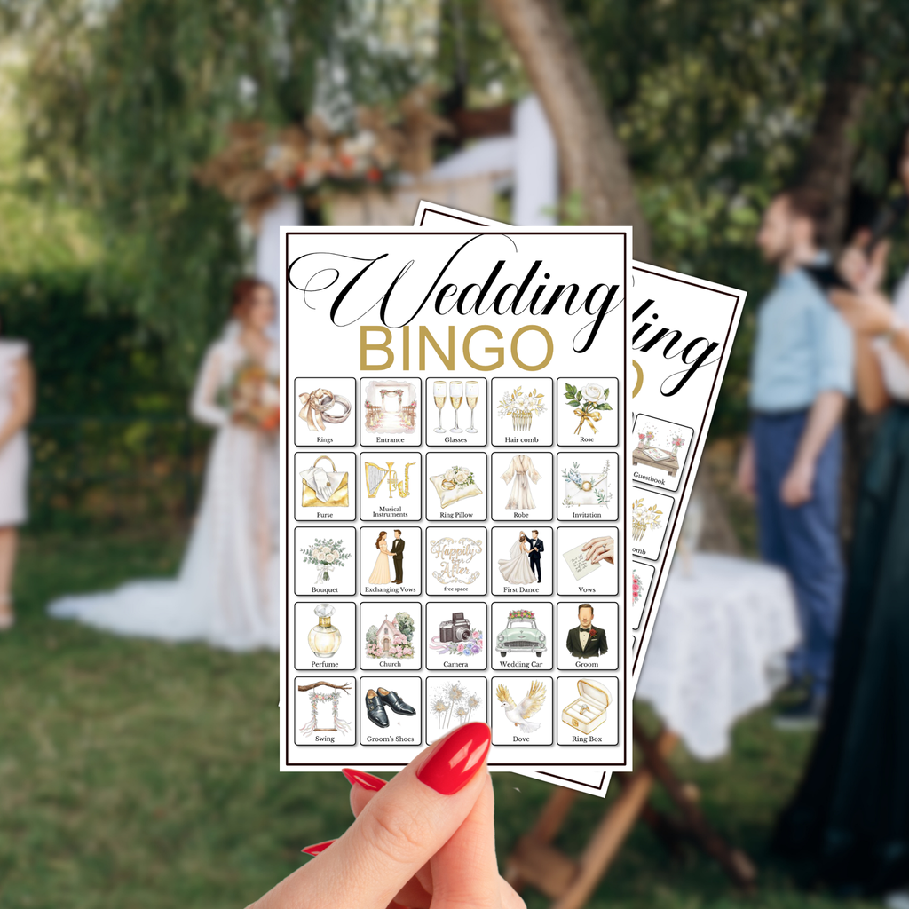 Wedding Bingo | 100 Cards
