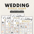 Wedding Bingo | 200 Cards
