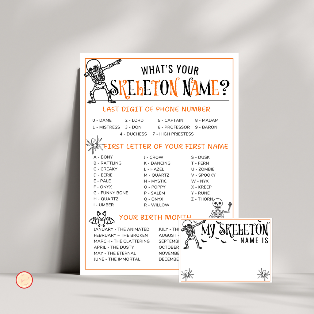 What's your Skeleton Name