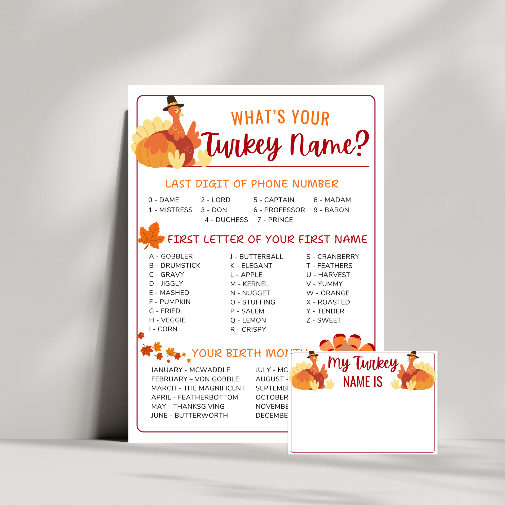 30 Thanksgiving Party Games